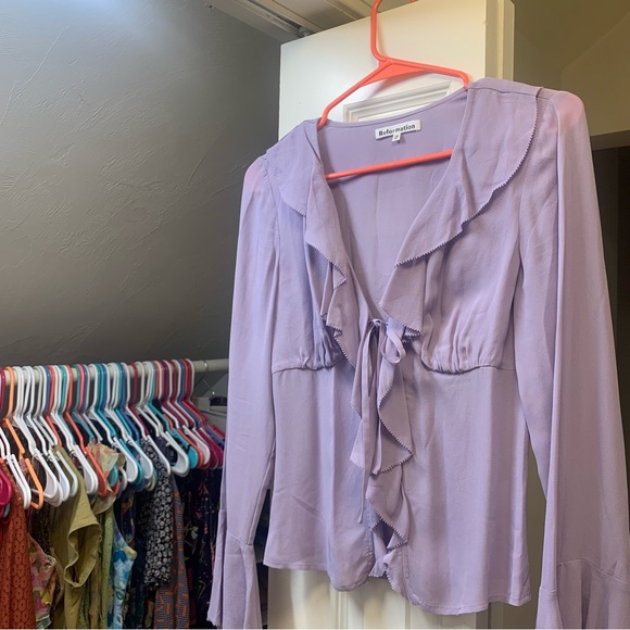 Reformation Lissy Blouse - Picture 2 of 3